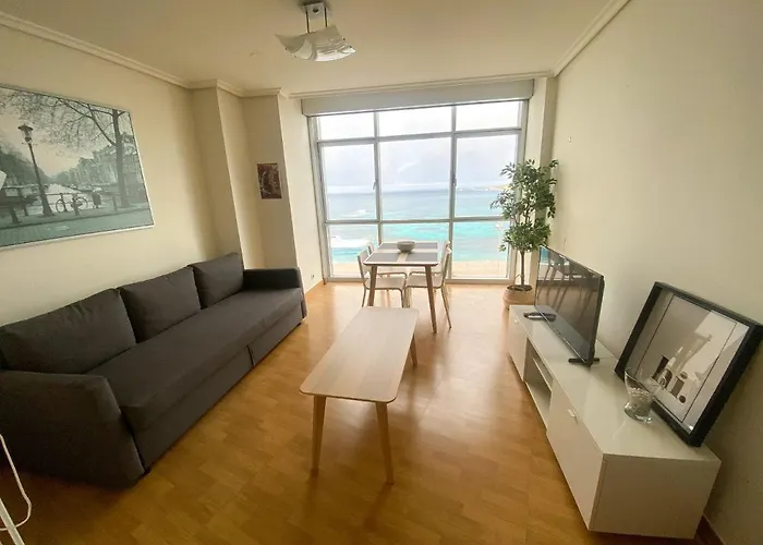 Apartament Acogedor Con Vistas Al Mar. A Coruña